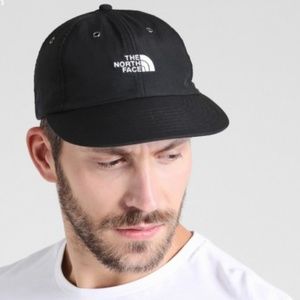 north face throwback tech hat black